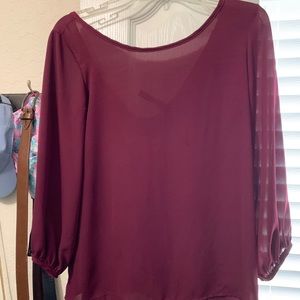 Garnet Bow-back Blouse